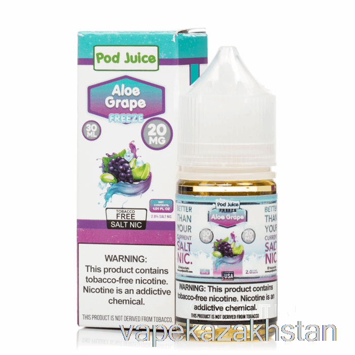 Vape Kazakhstan FREEZE Aloe Grape - Pod Juice - 30mL 10mg